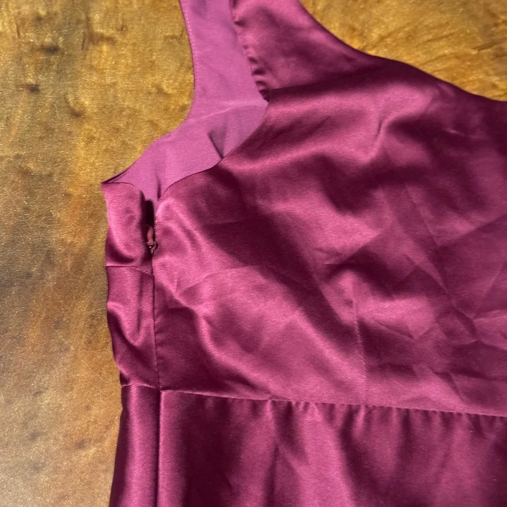 The Limited‎ Satin Burgundy Dress